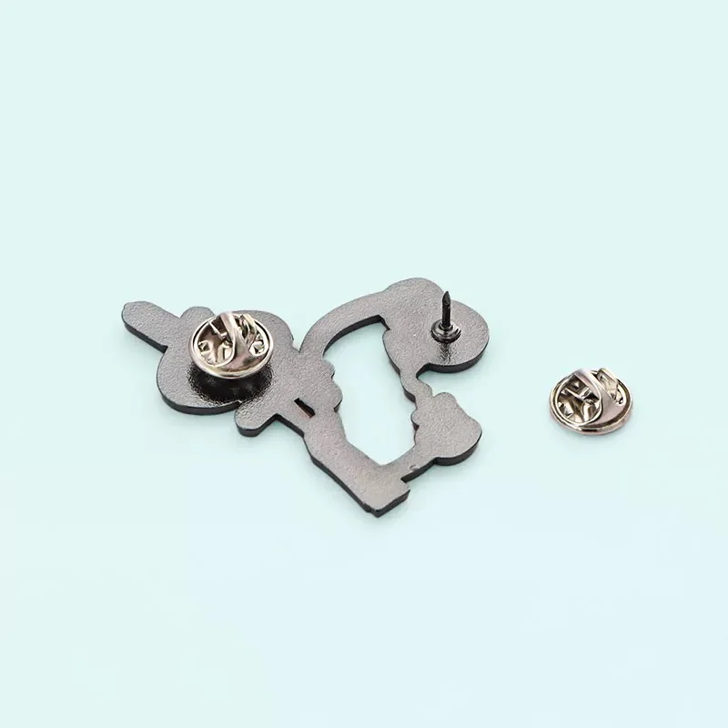 High Quality Manufacturer Wholesale Custom Logo Badge Pins Personalised Cute Cartoon Enamel Badge Baking Lacquer Craftsmanship