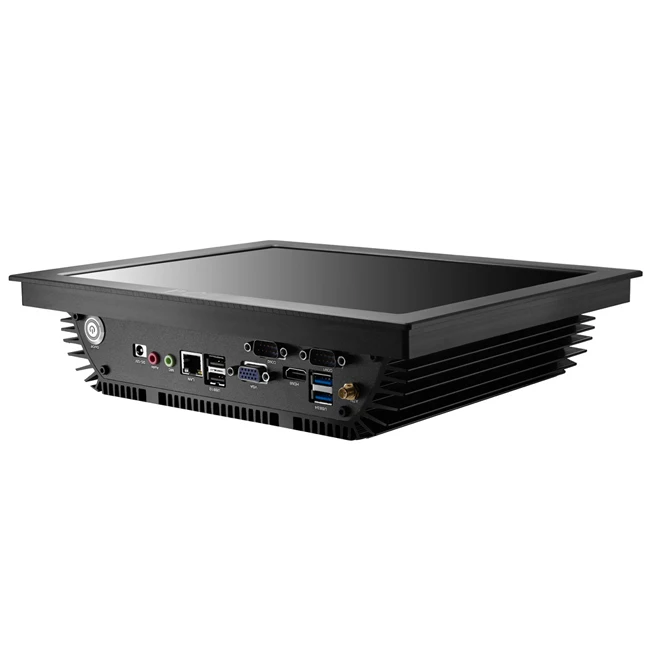 Embedded Multi Touch Screen Industrial Computer  12 Inch Widescreen