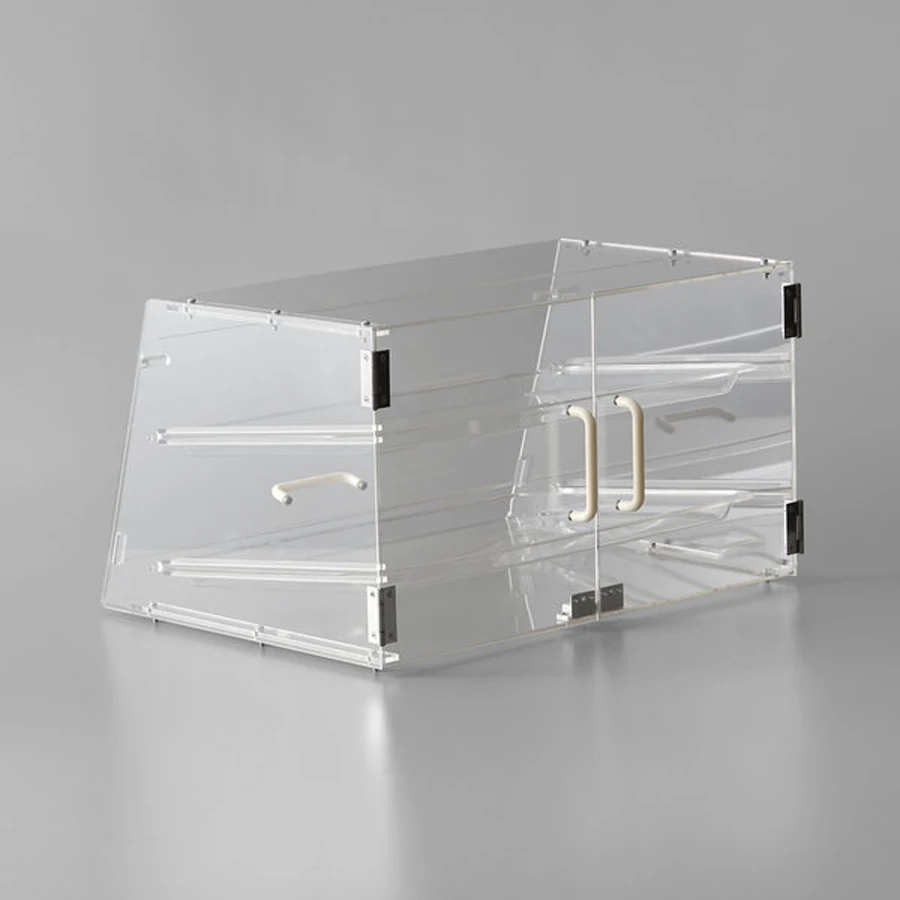 Custom Bread Shop Counter top Acrylic Box Cake Pastry Display Case Bakery Display Cabinet