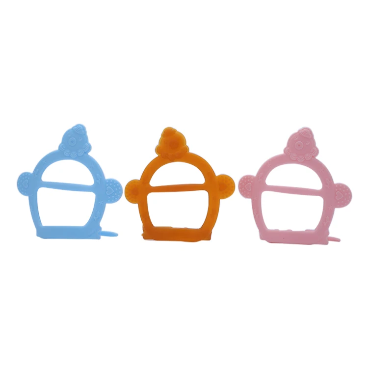 
BPA Free Food Grade High Temperature Resistance Silicone Baby Teether Bracelet 