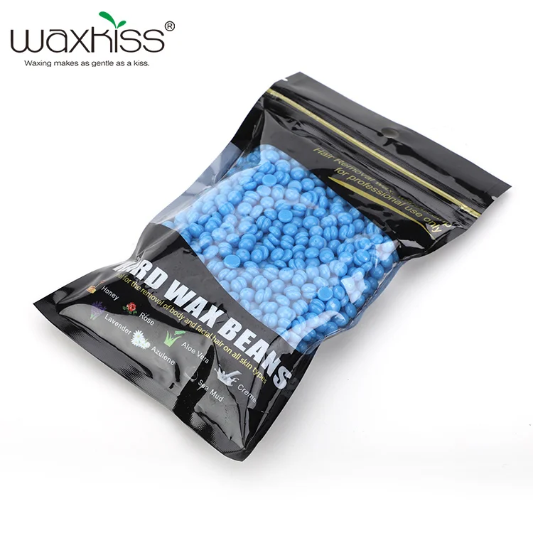Painless 100g wax beans for removing hair custom logo depilatory wax wholesale