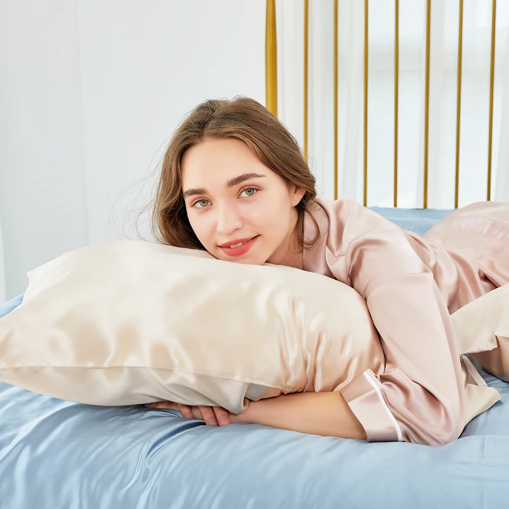 100% наволочка из чистого атласа и