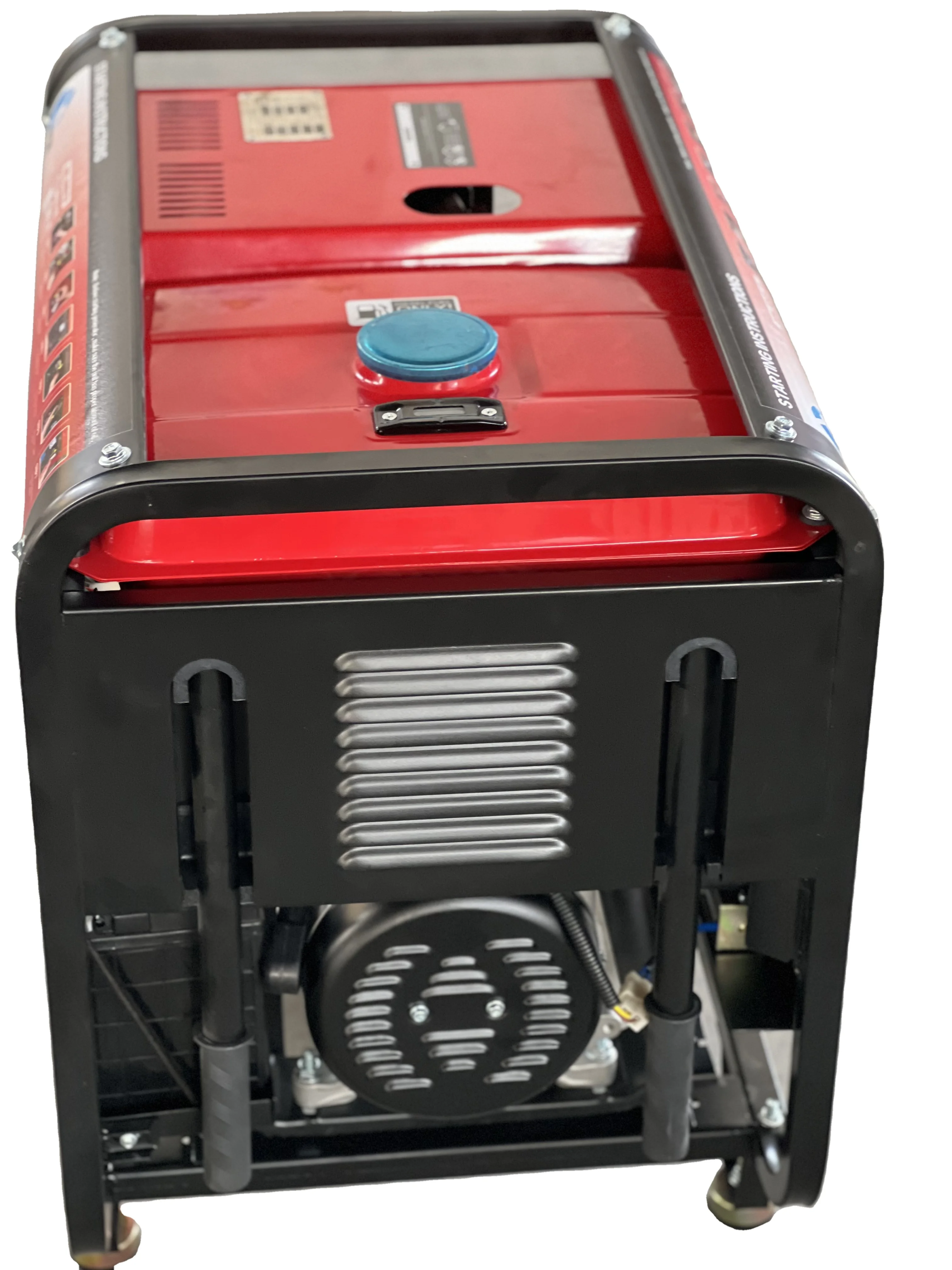 high quality AC Single Phase 2kw 3kw 5kw 1.6kva 2.4kva 4kva Open style gasoline generators with Mindong motor engine