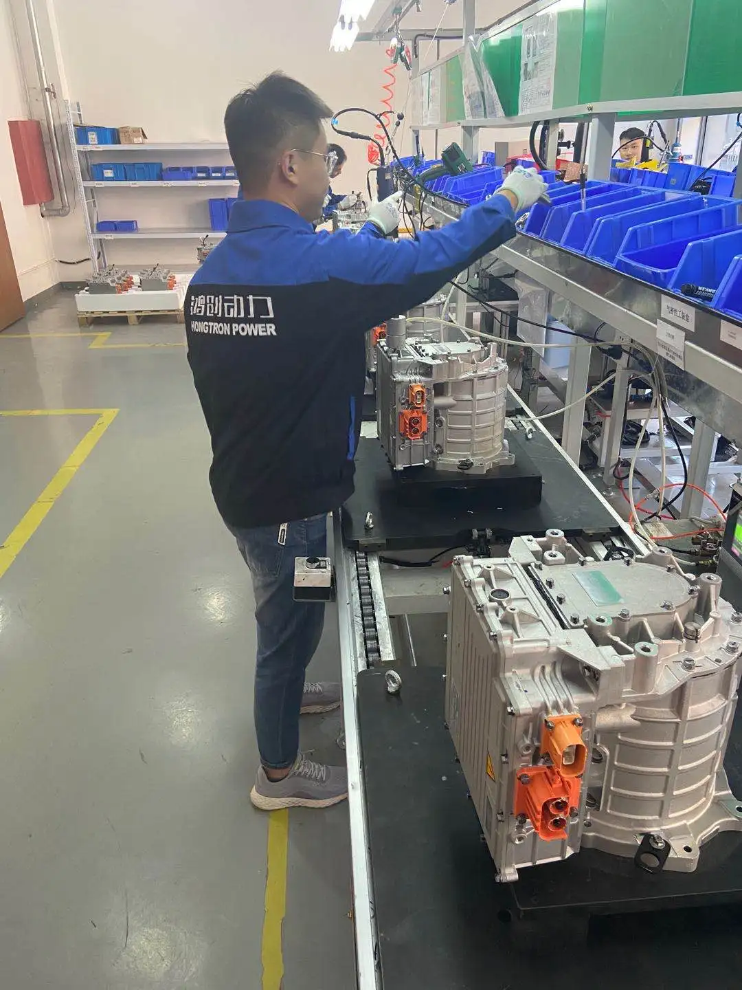  70kW 350V PMSM электропривод (мотор + контроллер) индийский рынок трехколесный