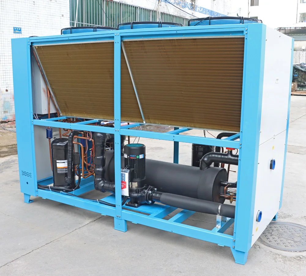 All in one Industrial Air Cooled Chiller 30HP With Buffer Tank For Injection Molding Machine