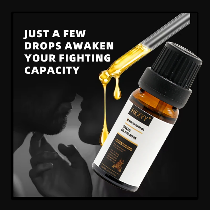 Male Penis Enlargement Essential Oils Increase Sex Aids Erection Penis Extension Body Massage Oil