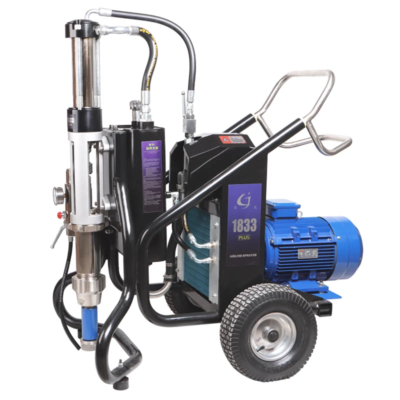 Model JG-1833 cement mortar spraying machine putty powder spraying machine for sale