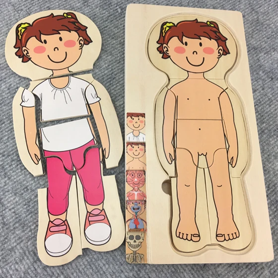 
Eco-Friendly Wooden Kids Toys Puzzle WD23017 