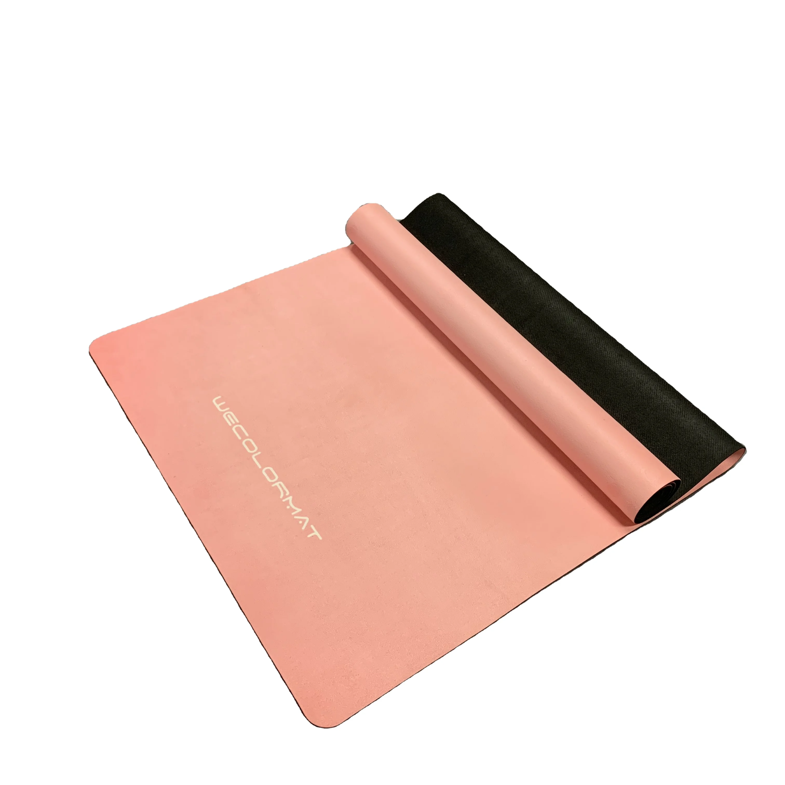 Лидер продаж, экологически чистые, OEM, полноцветные складные натуральные деревья, частная этикетка, пользовательский принт, замшевые дорожные резиновые полотенца, коврик для йоги