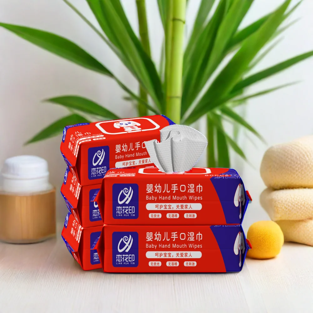 Organic China Private Label Disposable Natural Water Sanitary Sensitive Baby Wet Wipe For Manufacturer