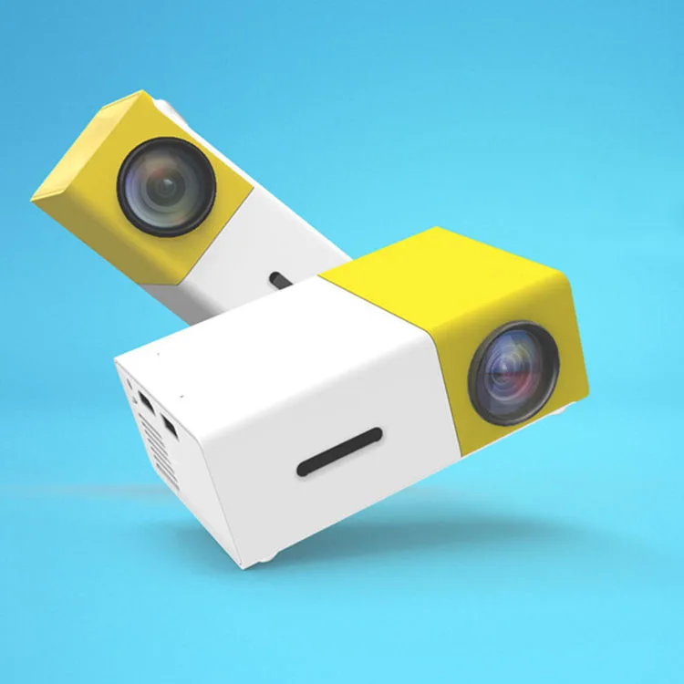 LED Mini Projector Portable Movie Projector with iphone Android Provide USB Earphone AV Port and Remote Controller