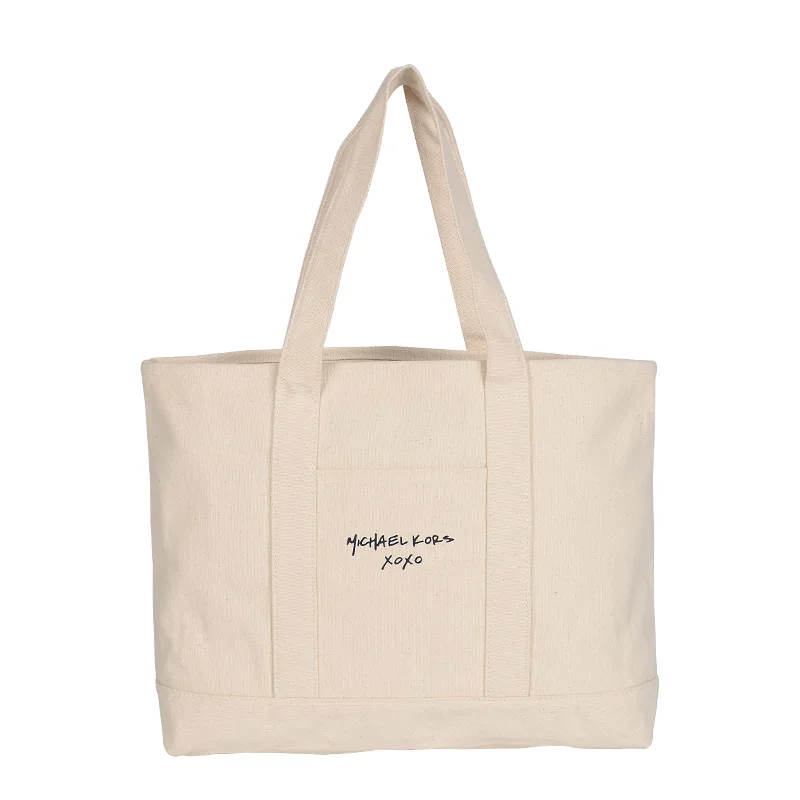 Top sale designer tote bags cotton canvas tote wholesale cotton shopping bag for sale