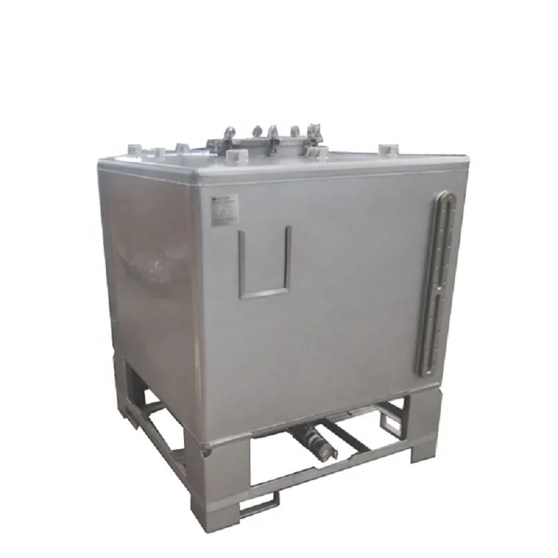 Food Grade 1500L IBC Tank Stainless Steel Tote Tank Wine Storage Tank