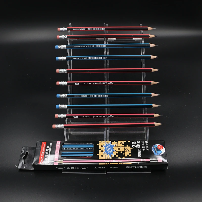 HB pencil in bulk Hb wooden pencil school students standard pencil