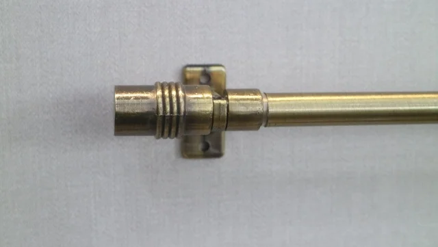 Wholesale High Quality Decorative Curtain Poles Classic Europe style mini extendable curtain rod Cafe rods