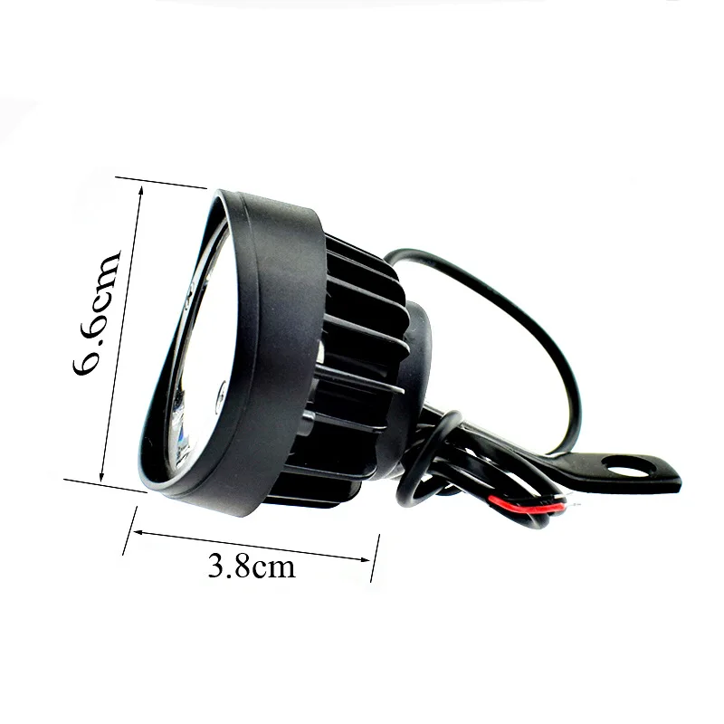 12V 1200LM система освещения мотоцикла водонепроницаемый IP65 мотоцикл боковой зеркало с подсветкой 6000K передняя фара