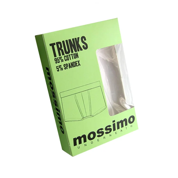 High Quality Custom Logo Printing Extensions Gift Sock Rigid Paper Packaging Underwear Boxes