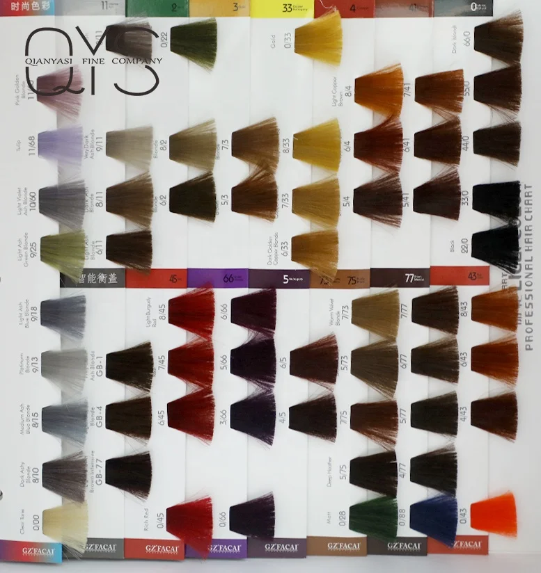 LIGUI hair color cream low ammoninate 66 fashion colors for professional salon