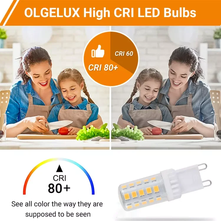 Светодиодная лампочка G9 оптовая продажа светодиодная мини-лампочка для внутреннего освещения 4 Вт 220-240 В