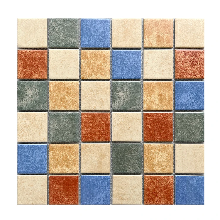 Art With Frame For Room Decoration Cheap Price Tile Wood Look Kitchen Backsplash Mosaic Glass Tile