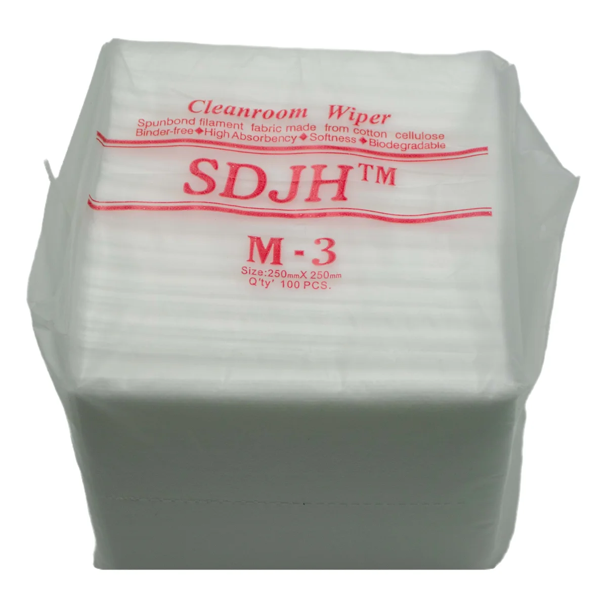 Yongxing Class 100 Lint Free Polyester Nonwoven Clean room Cleaning Wipers M-3 Cleanroom Wiper