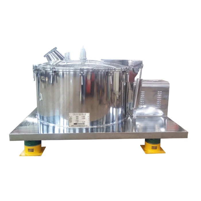 Fully Automatic Centrifuge Top Suspension Scraper Discharge  Flat Plate Centrifuge