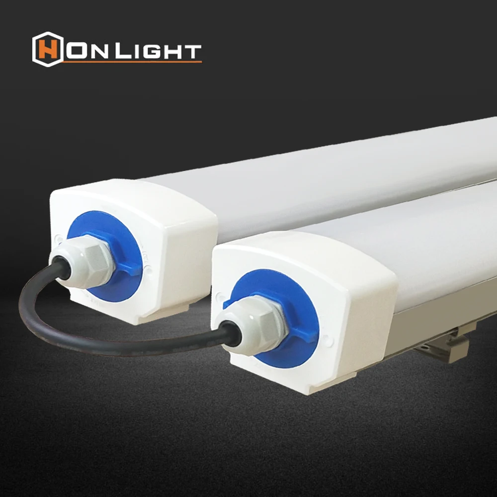 40W 3F Hanging Fluorescent IP66 90cm Led Tunnel Light Waterproof Sauna Light Fixtures For Indoor Warehouse