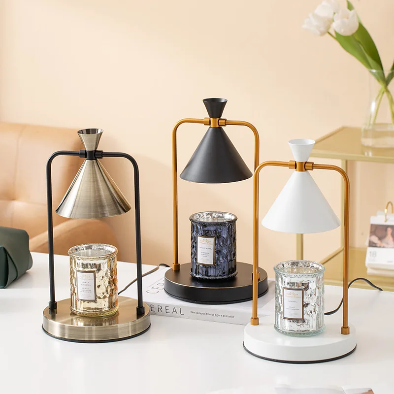 Electric Candle Warmers Electric Metal Lamp Wax Melts Candle Warmer Lamp with Timer