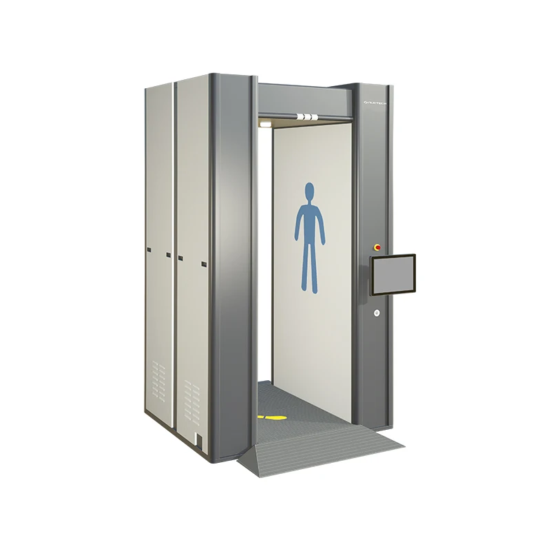 NUCTECH metal and nonmetal detector gate body scanner with high sensitivity