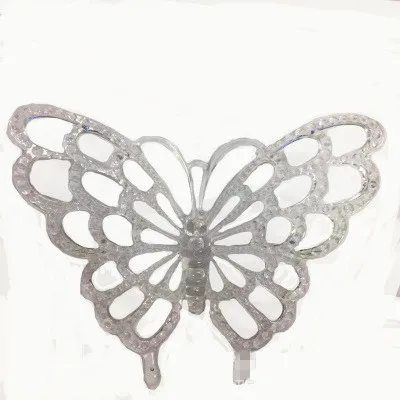 Свадебная композиция, воздушное потолочное украшение, подвеска, кристально прозрачное акриловое украшение в виде бабочки