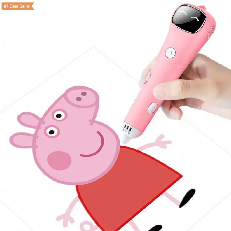 Jumon Hot Sale Kids 3D Drawing Pen Gift Educational Toy Pen PCL Filament Low Temperature Anti-Scald 3D Printing Pen