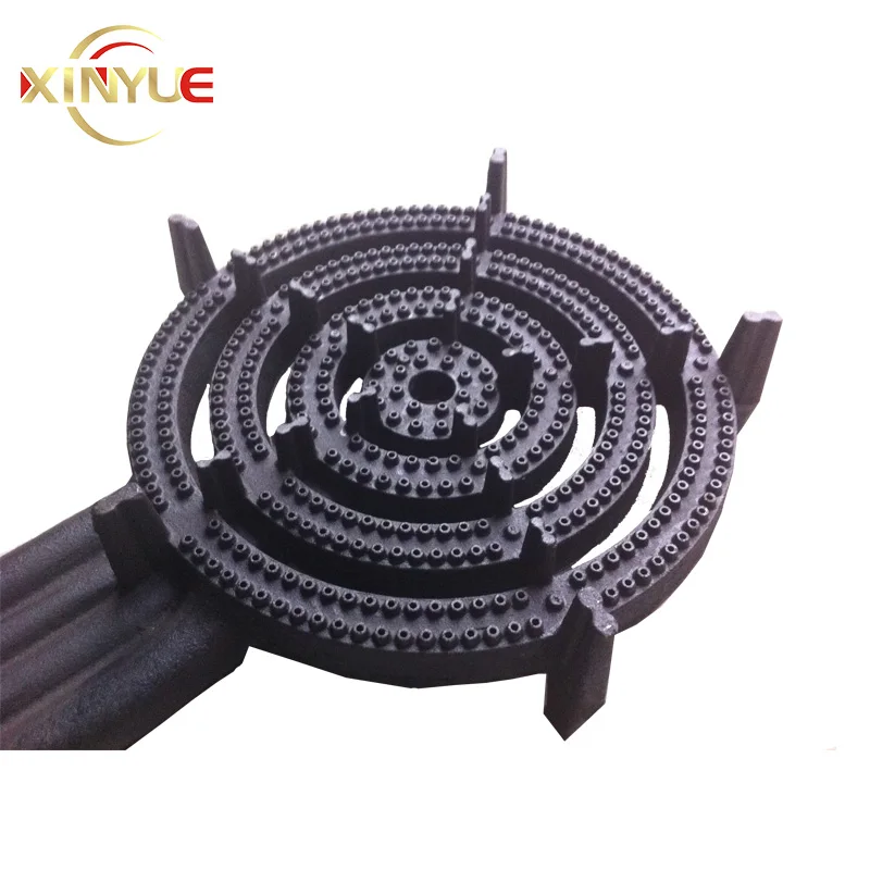 China Factory Catering Gas Grill Cast Iron 4 Ring Gas Rings Burners High Pressure 4 Burner Gas Stove