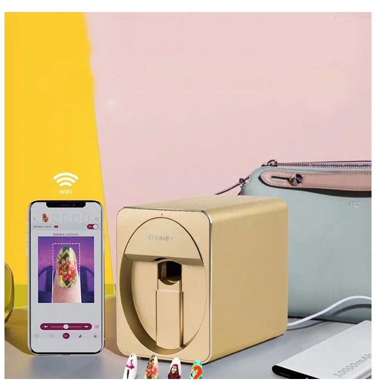 Легко одним нажатием кнопки Тонкий принтер 3d цифровой нейл-арта фото проволочно-волочильный станок