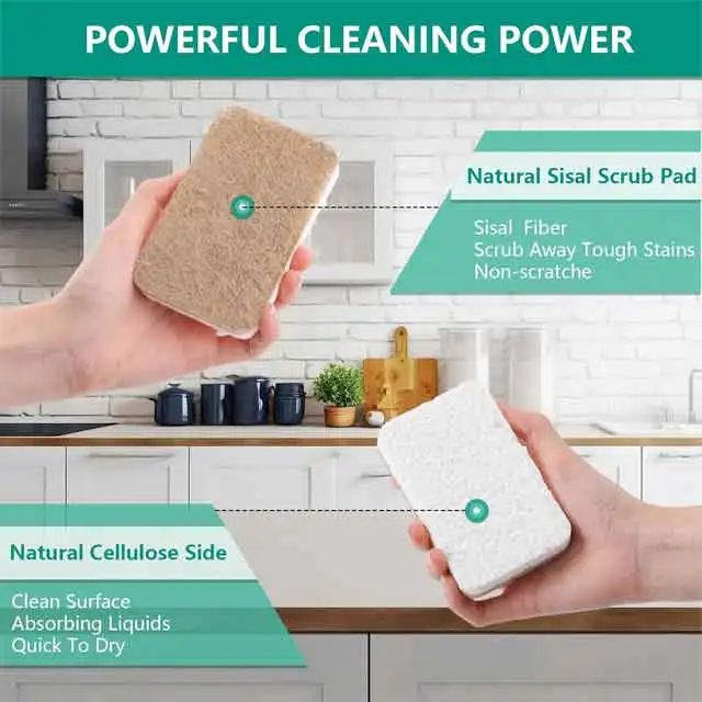 Sisal pulp cotton with holes wash dishes rub sisal wood pulp cotton coconut palm composite coconut sponge