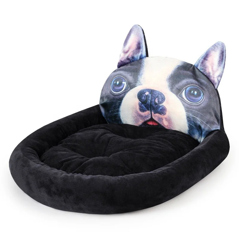 3D Cartoon Animal Square Nest Pet Nest Small and Big Dog Bed Mat Kennel Cats Bed