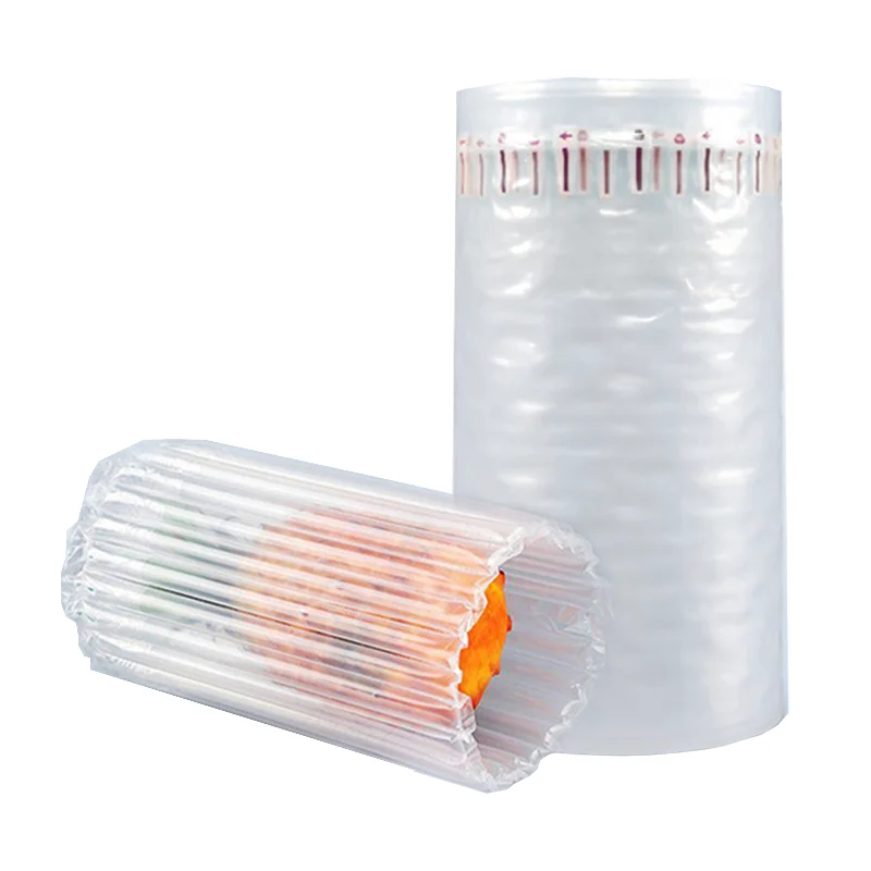 Blow Up Roll Cushion Inflatable Air Column Post Wine Plastic Packing Bubble Bags For Protective Shipping Wine Bottles
