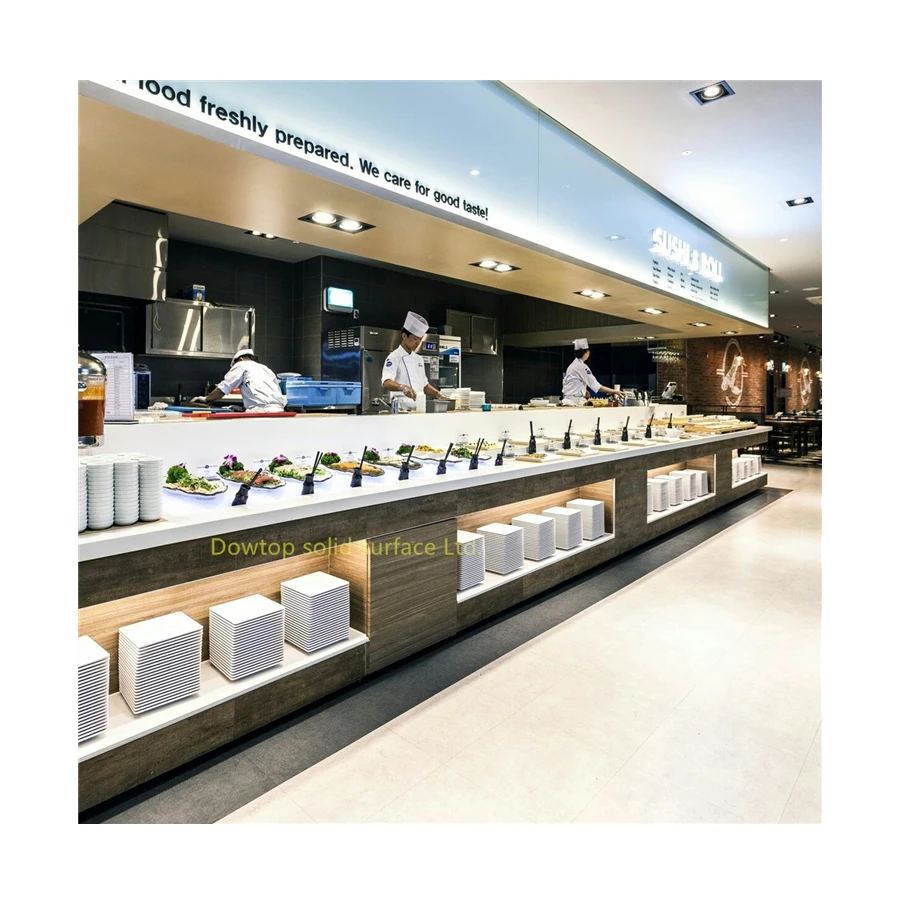 Best Restaurant Buffet Food Counter Design Hot Food Bar Table