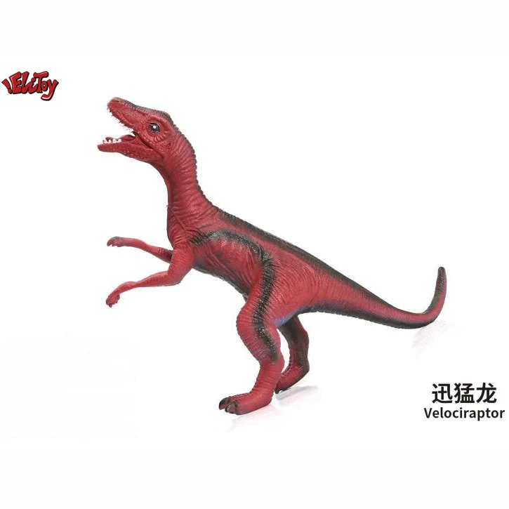 Vinyl Material Tyrannosaurus Rex Toy High Quality Soft Dinosaur Toy Velociraptor