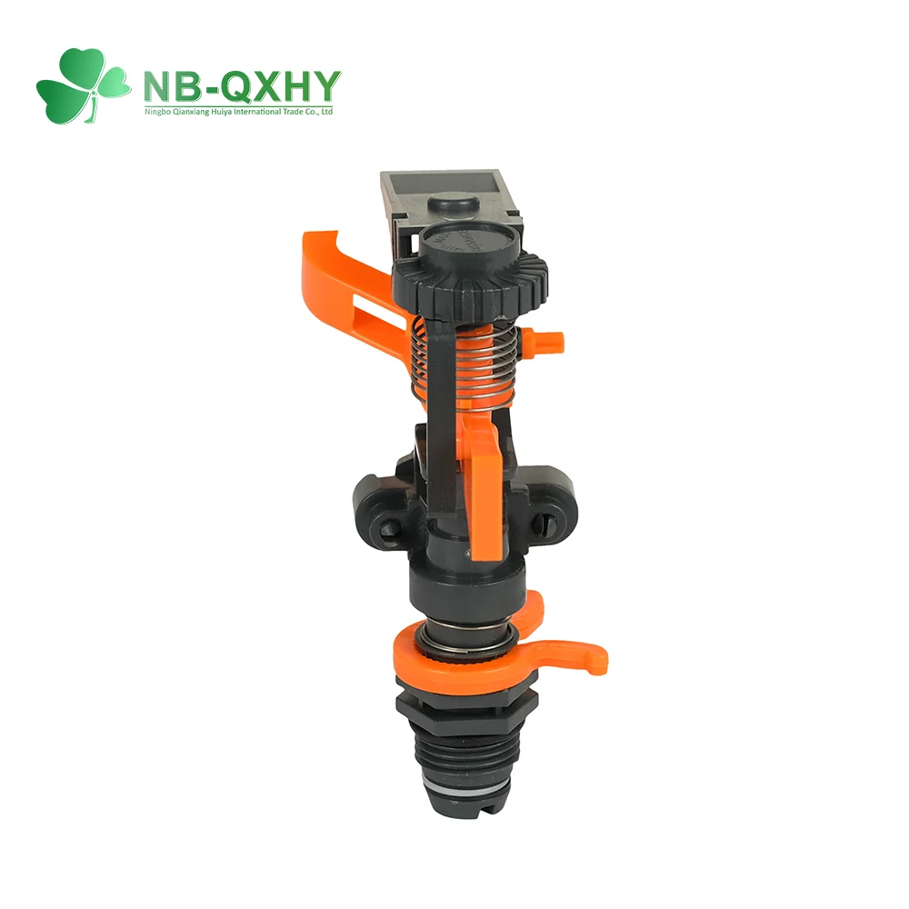 Garden Tools Lawn Irrigation 1/2 Inch Plastic Adjustable Impulse Sprinkler Automatic Rocker Arm Nozzle Irrigation Sprinkler