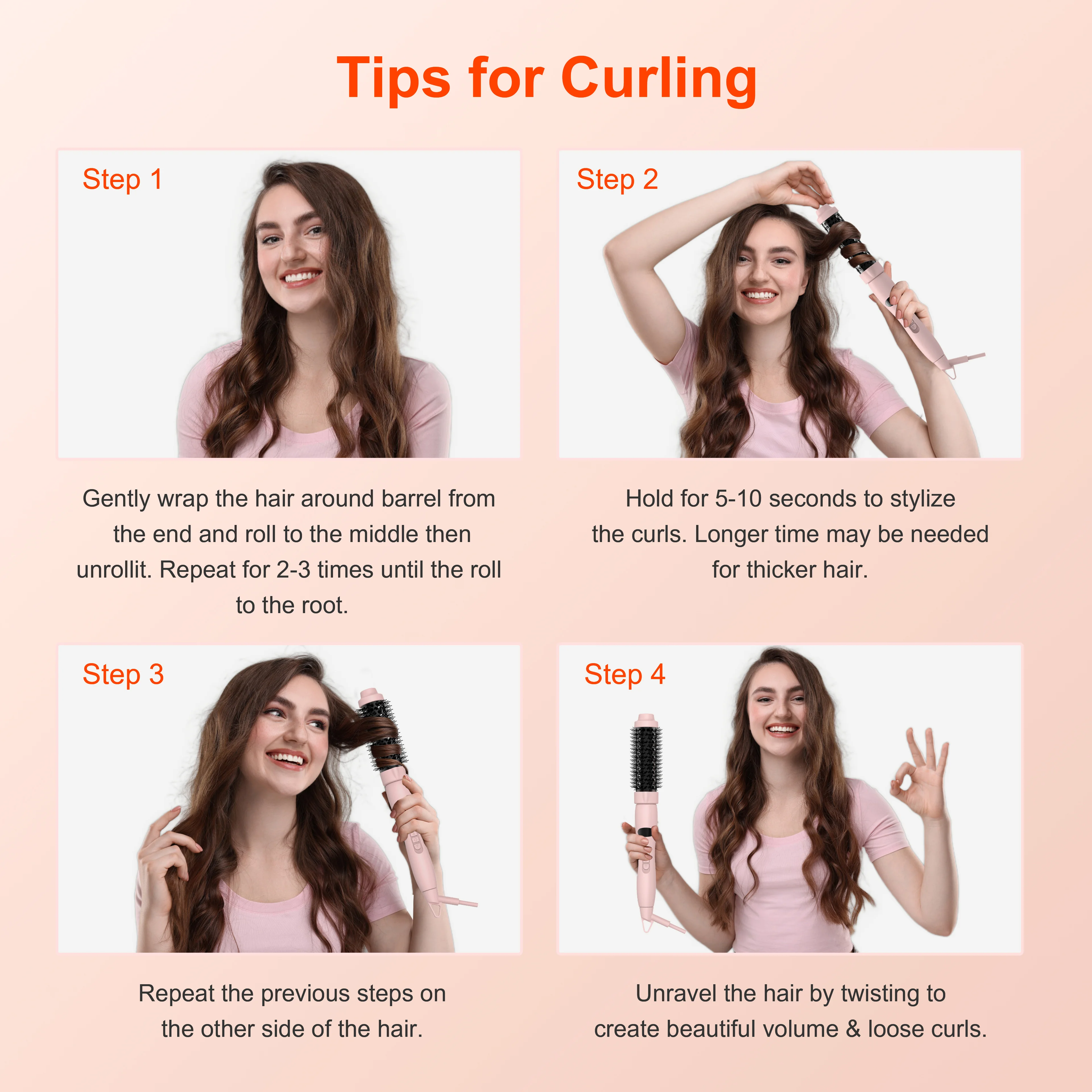 custom 2 in 1 Hot Sale electric Tools Curling Iron Curler Magic curls Salon Beauty portable Hair Curler Wands Machine Price