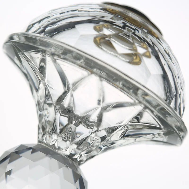 Good quality crystal aroma burner Arabic style handhold glass censer for home decor