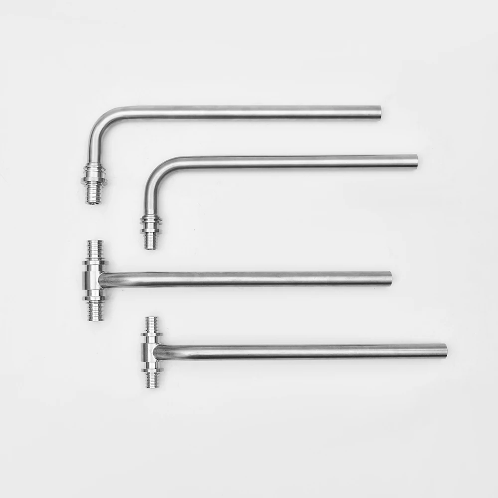 SANIPRO High Quality Stainless Steel T Tube 16mm SS304 Radiator Pipe Fittings for Heating System