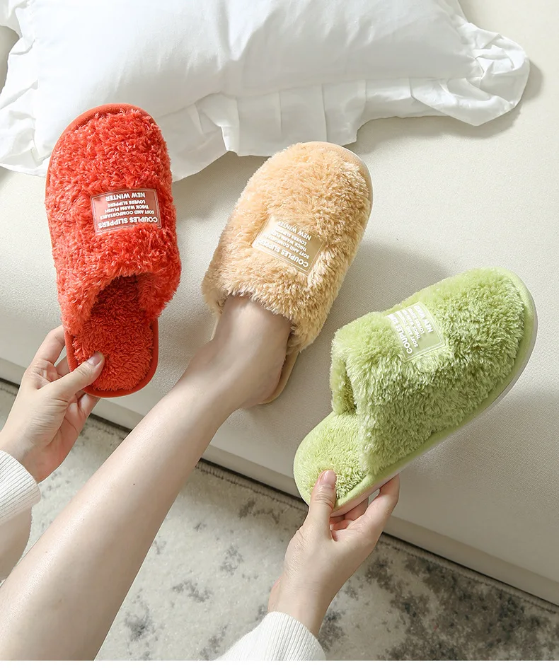 Bayi 2021 Мода Искусственный мех тапочки пушистые домашние тапочки для мужчин; Домашние тапочки; Обувь для женщин