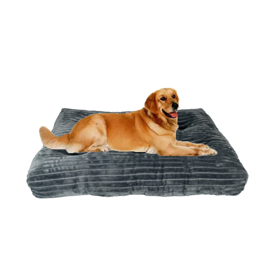 Good Price Flannel Natural High Quality Thick Pp Cotton Stylish Indoor Removable Pet Dog Bed Mat