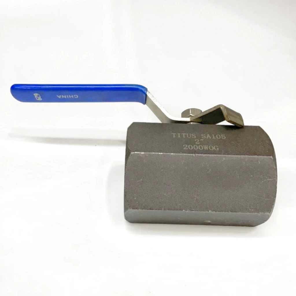 F2017C series forged CS A105 1PC ball valve with 2000PSI