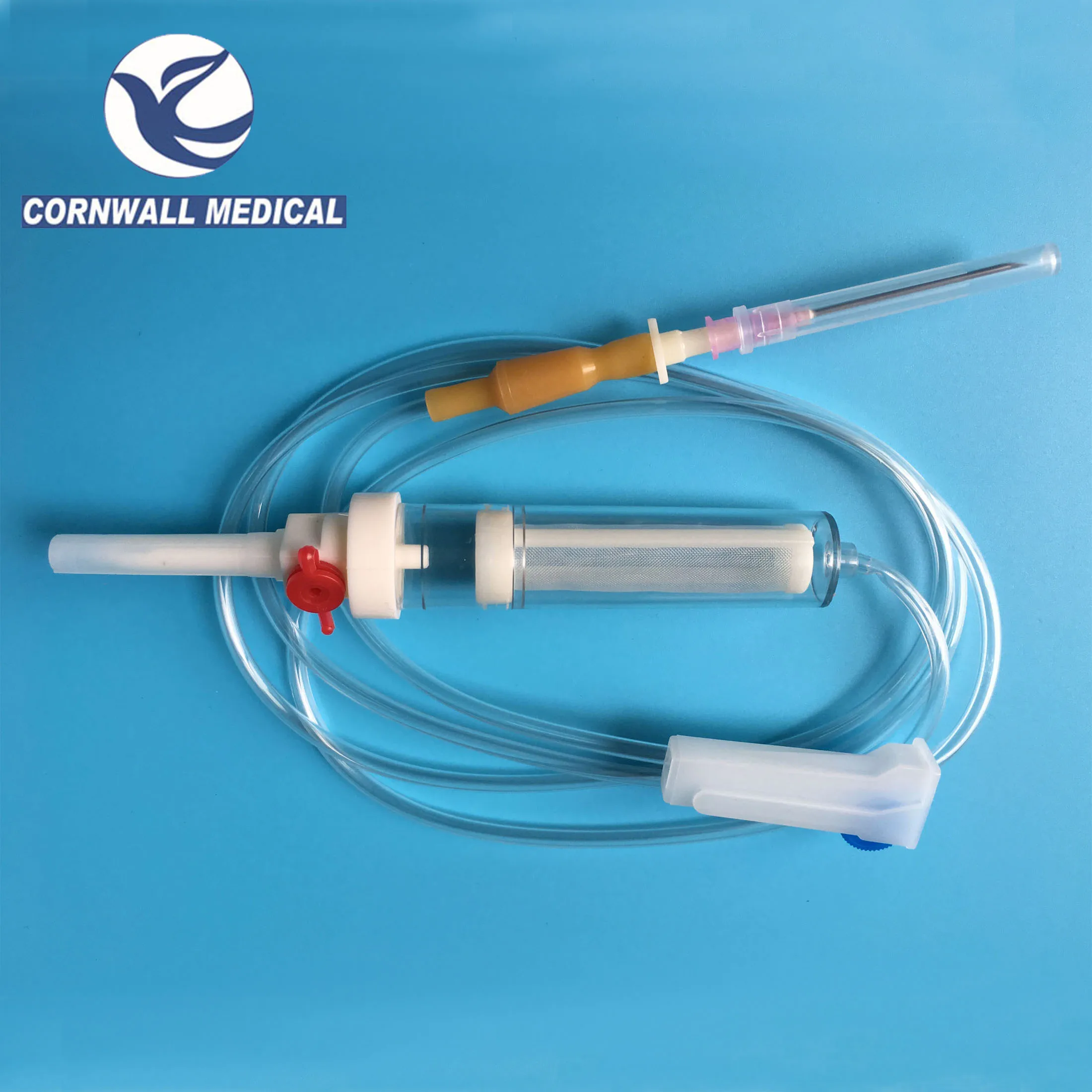 
Blood transfusion giving set with needle 