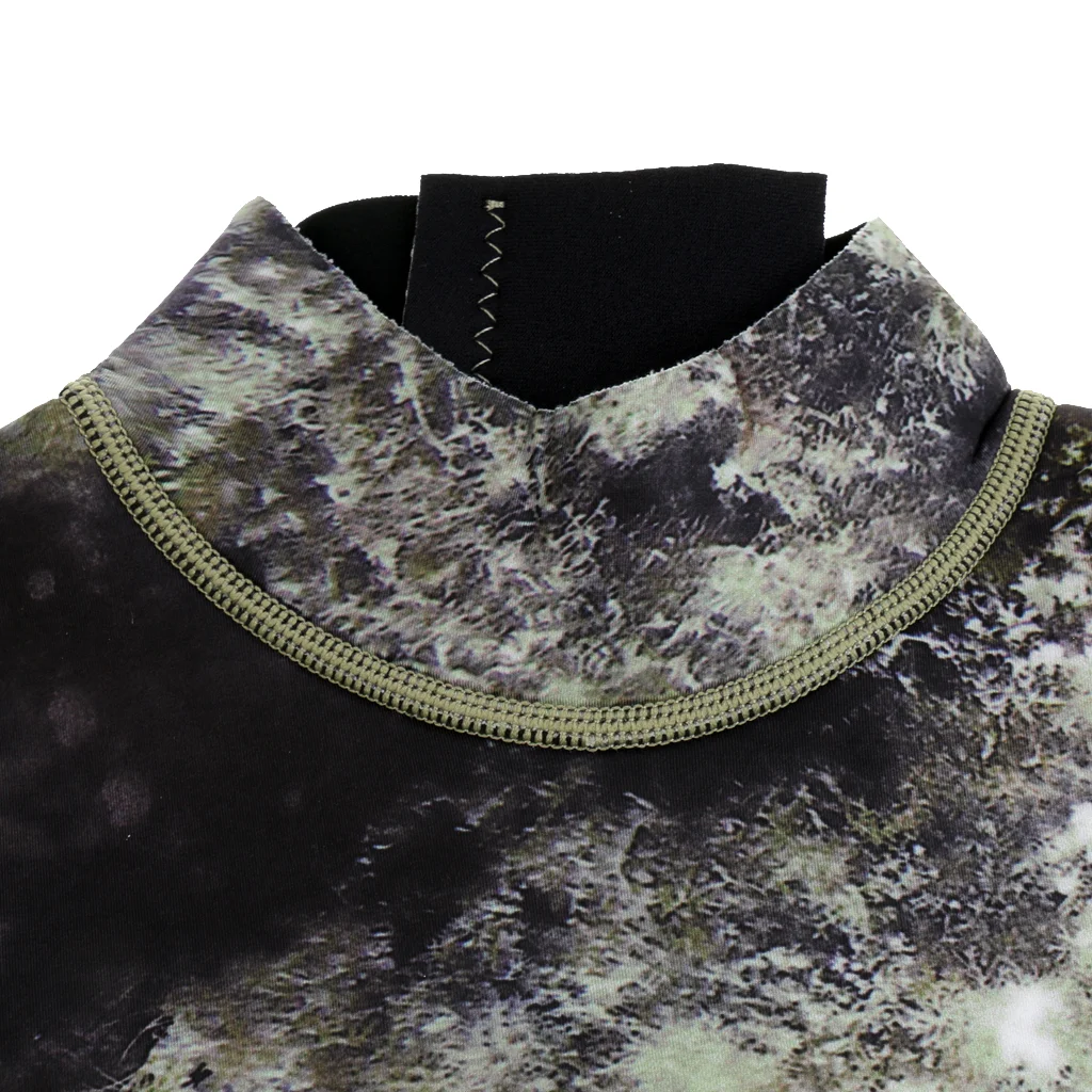 Customized Logo 3mm Neoprene Spearfishing Hunting Warm Camo Men Full Body Front Chest Zippers Wetsuits