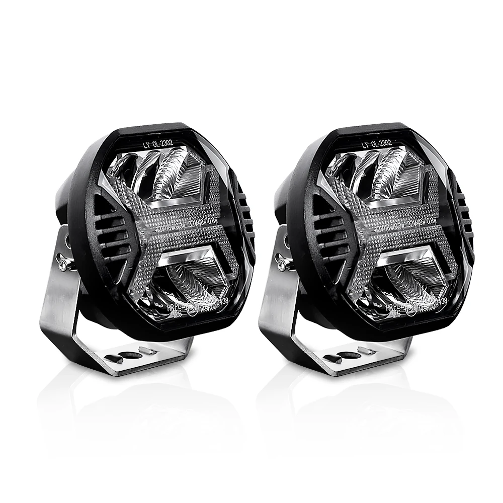 Wholesale High Power IP67 5700K Car Led Work Lights 4 Inch 12V Round Off Road Led Work Light With DRL Led Driving Lights