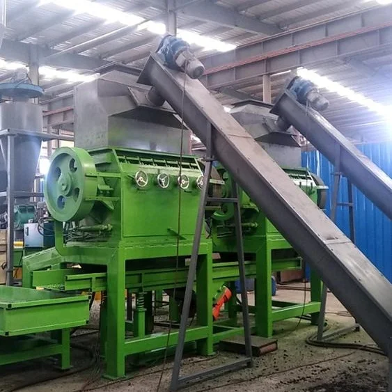 fully automatic tire recycling machine for crumb rubber for sale