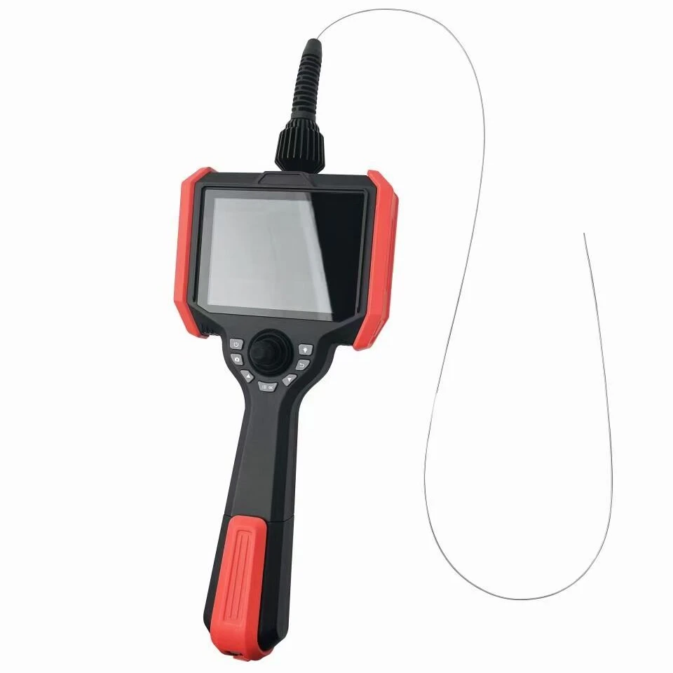 Industrial Video Endoscope Camera with 2.4mm Probe, 2 Way Articulation, 1Mt Working Cable, Waterproof IP67